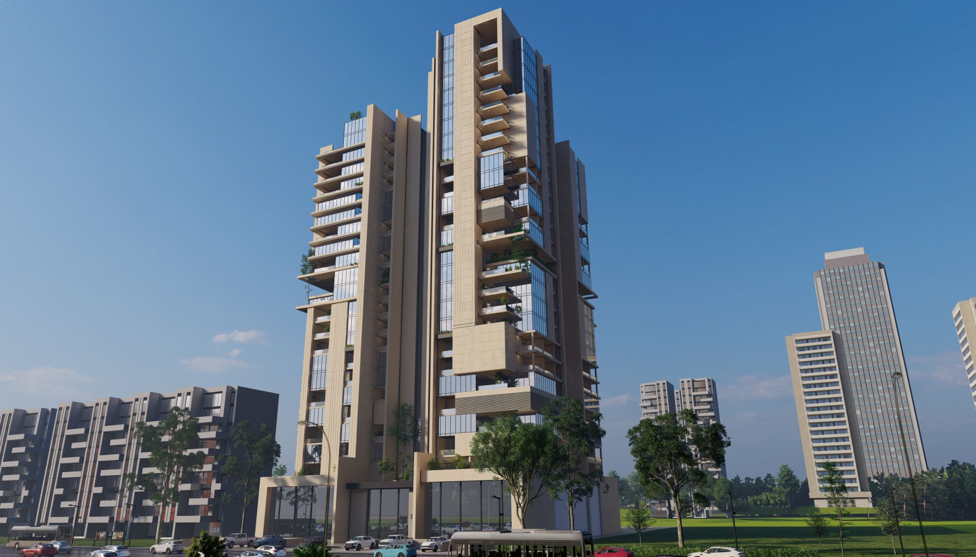 برج سكني تجاري
